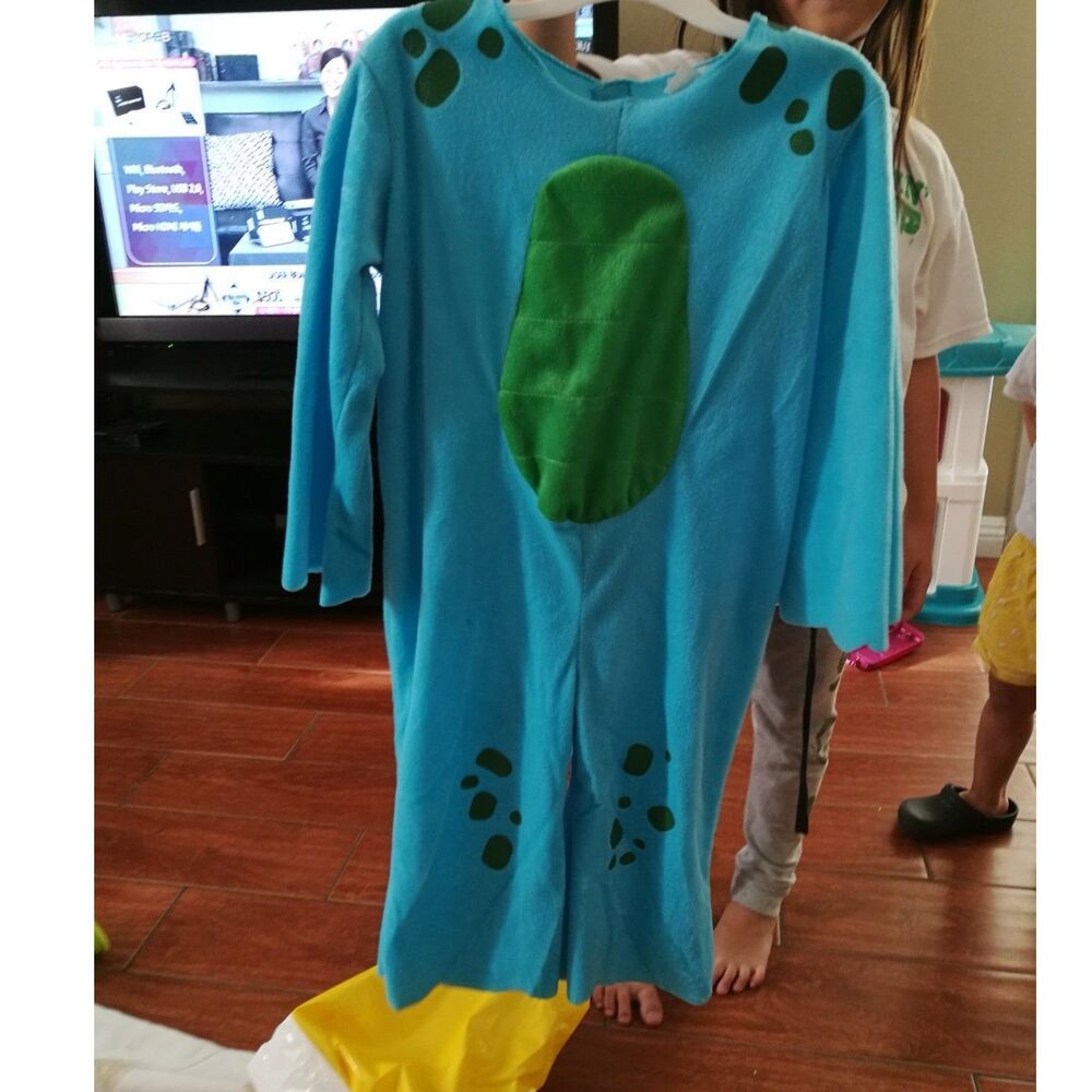 child blue totally ghoul lil dino dinosaurs halloween costume-SIZE 4-5T